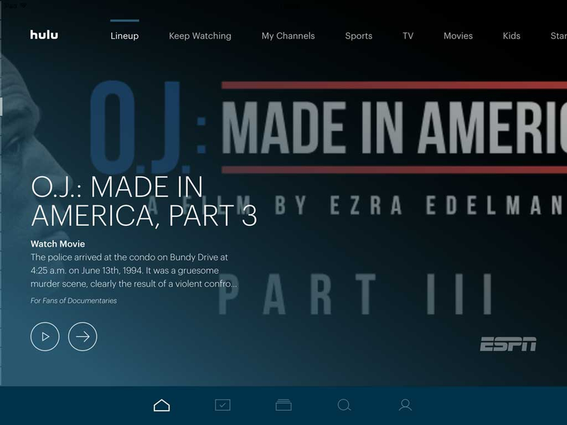 The interface is beautiful, but a total departure from the Hulu we’ve known in the past. That’s not always a good thing.